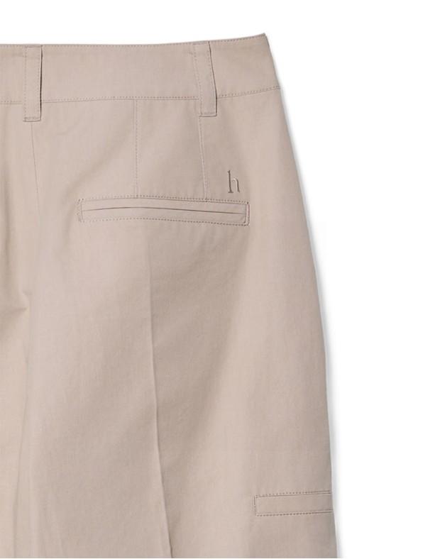 Hejiseu [His] Beige Straight Pants