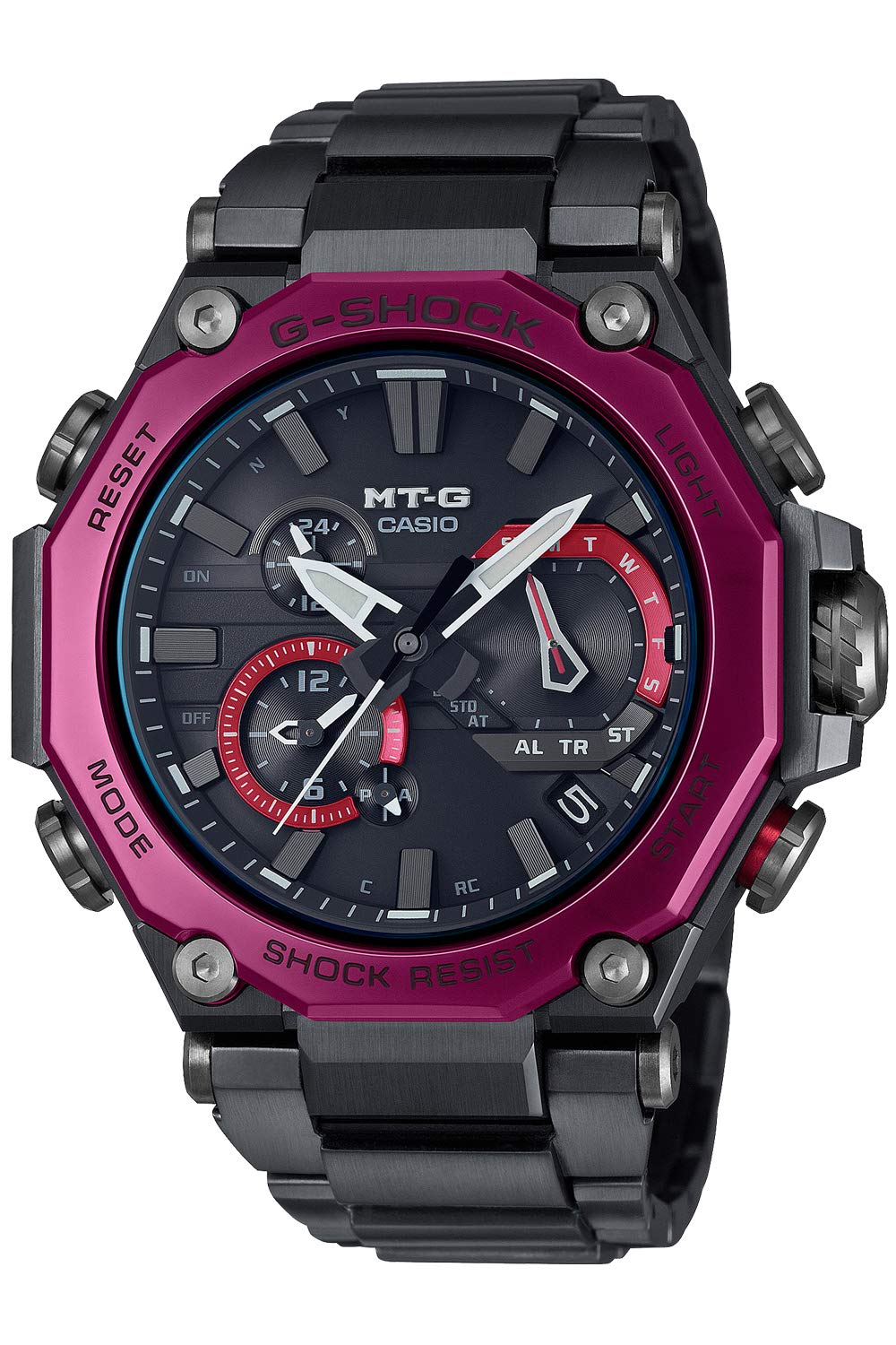 

Годинник оснащений Bluetooth-радіо Solar Dual Core Guard Structure Grey [Casio] G-Shock [MT-G] MTG-B2000BD-1A4JF Чоловічі червоний