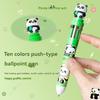 6-in-1 Cute Panda Stationery Set Birthday Present Back To School Gift Pencil Eraser Students School Office Correction Tape Kids