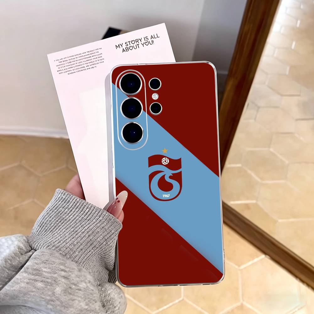 Trabzonspor Handyhülle Für Samsung S25,S24,S21,S22,S23,S30,Ultra,S20,Plus,Fe,Note,10,9,5G Transparente Abdeckung