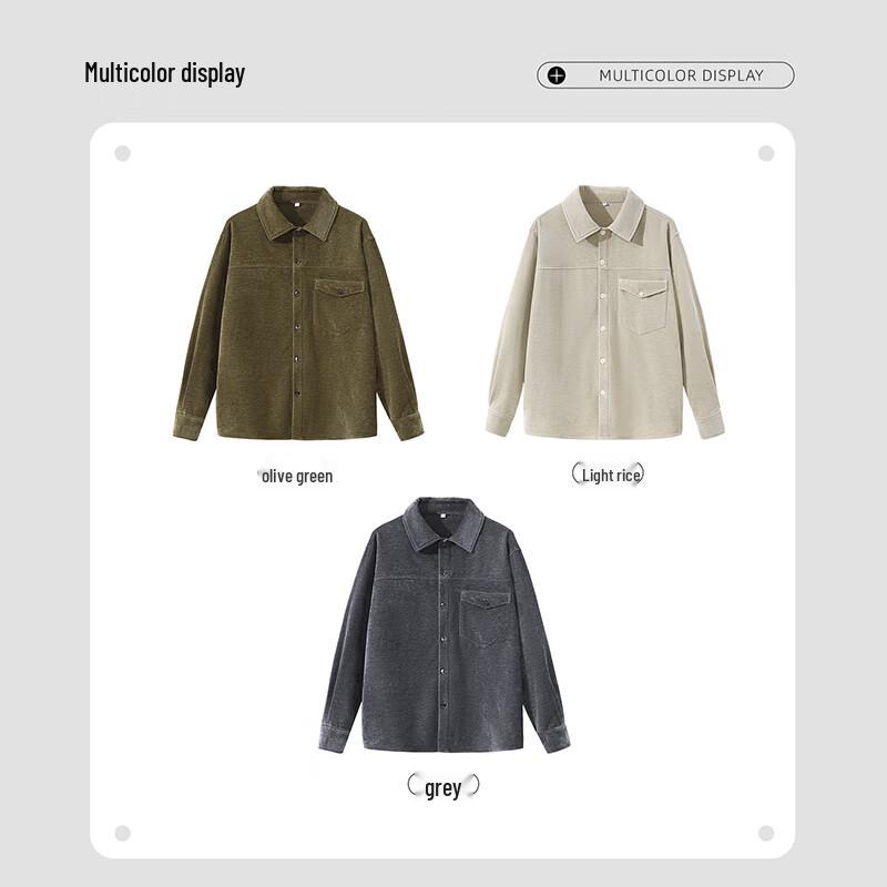 JEEP Men's Vintage Casual Loose Fit Long Sleeve Shirt