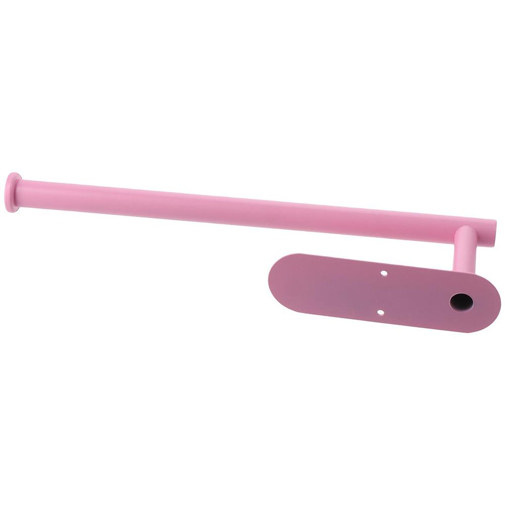 Wall Mounted Pink Paper Holder Stainless Steel Square Tissue Dispenser Toilet Paper Rack Office, Bathroom