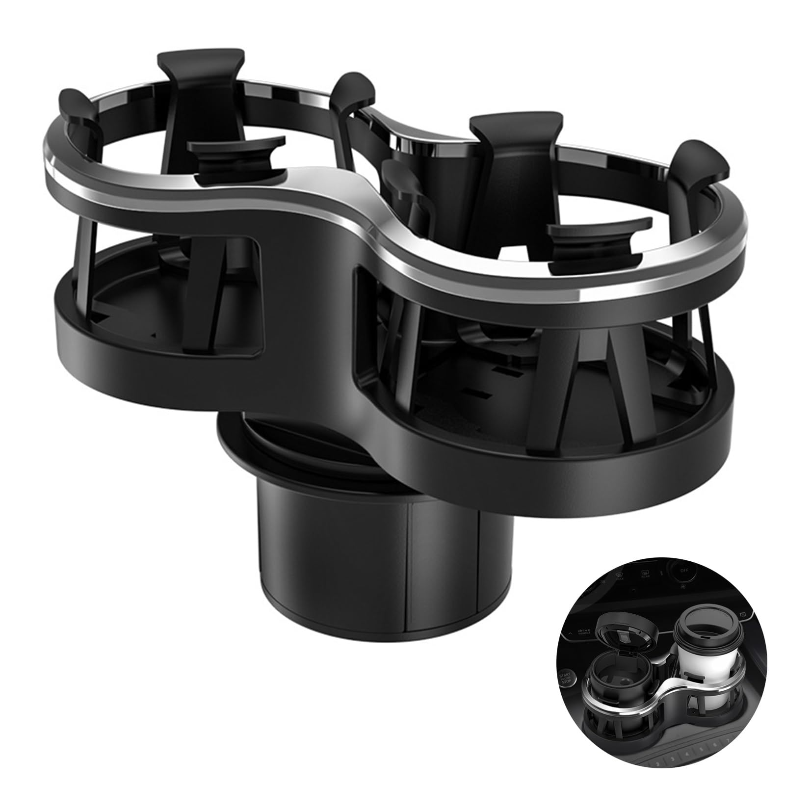 

Compatible with Lexus LS500H 2018-2021 Multi-functional Car Cup Holder, Fixed in Car, Cup One Size