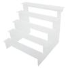 1-5 Tier Acrylic Display Stand Clear Display Riser Rack For Cupcake Perfume Doll Décor Organizer Amiibo Funko POP Figures DC05