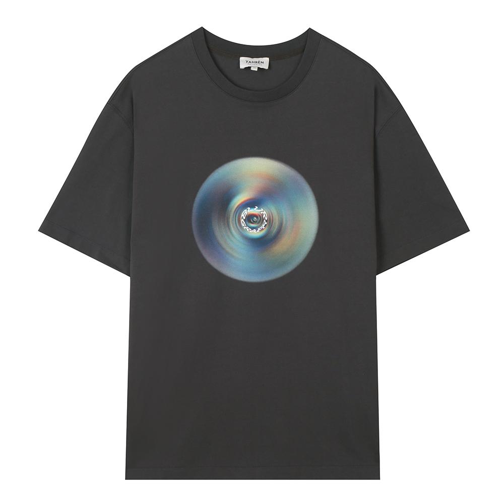 Футболка с голографическим принтом Fahrenheit (Fiibd3918) Gyc (Charcoal Gray)/95