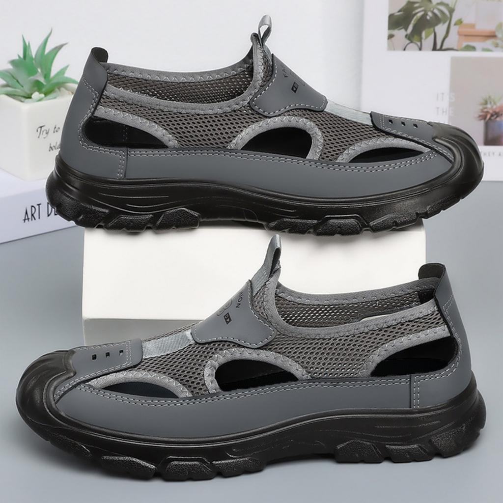 Herrensandalen, schwimmende Tauchschuhe, Strandschuhe, Outdoor-Wanderschuhe, Outdoor-Watschuhe