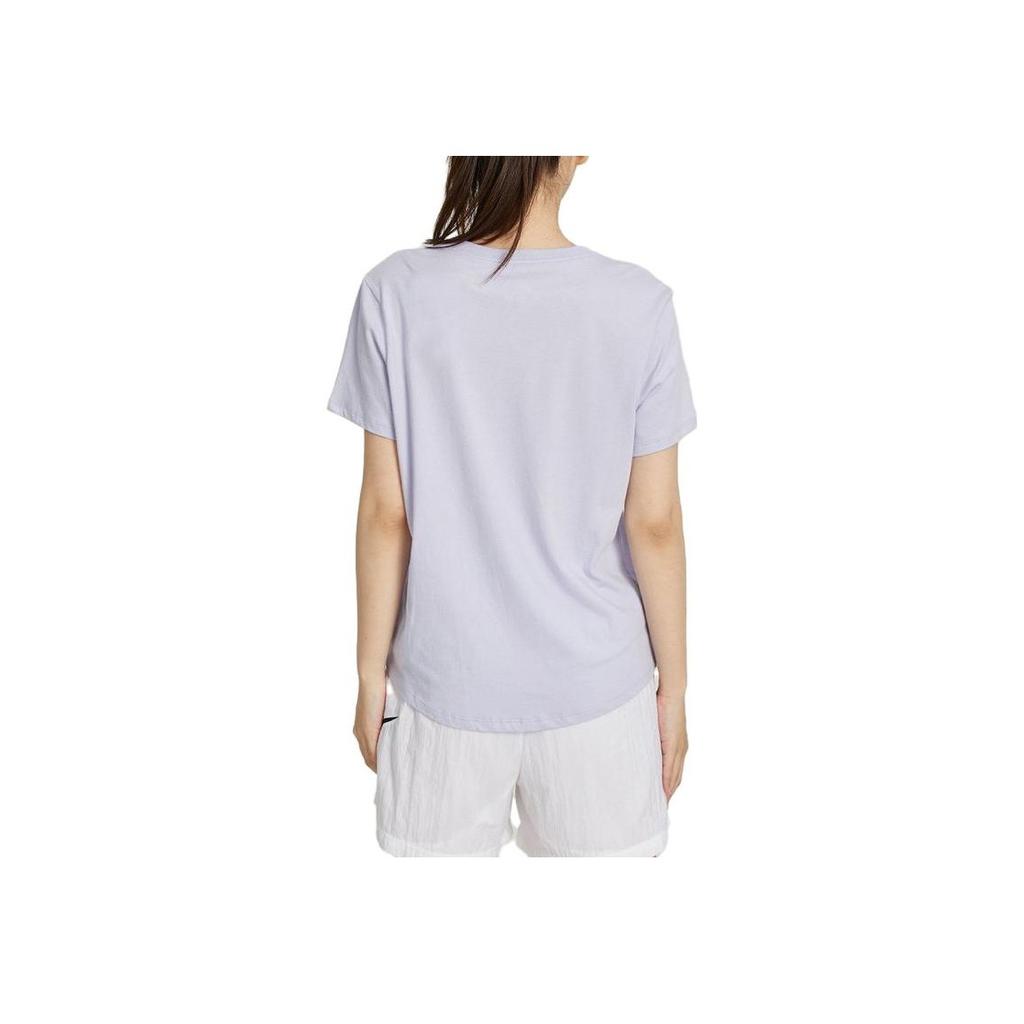 Nike American Vintage Logo Print Sports Casual Round Neck Breathable Short Sleeve T-Shirt Women Tops Purple DX7907-536