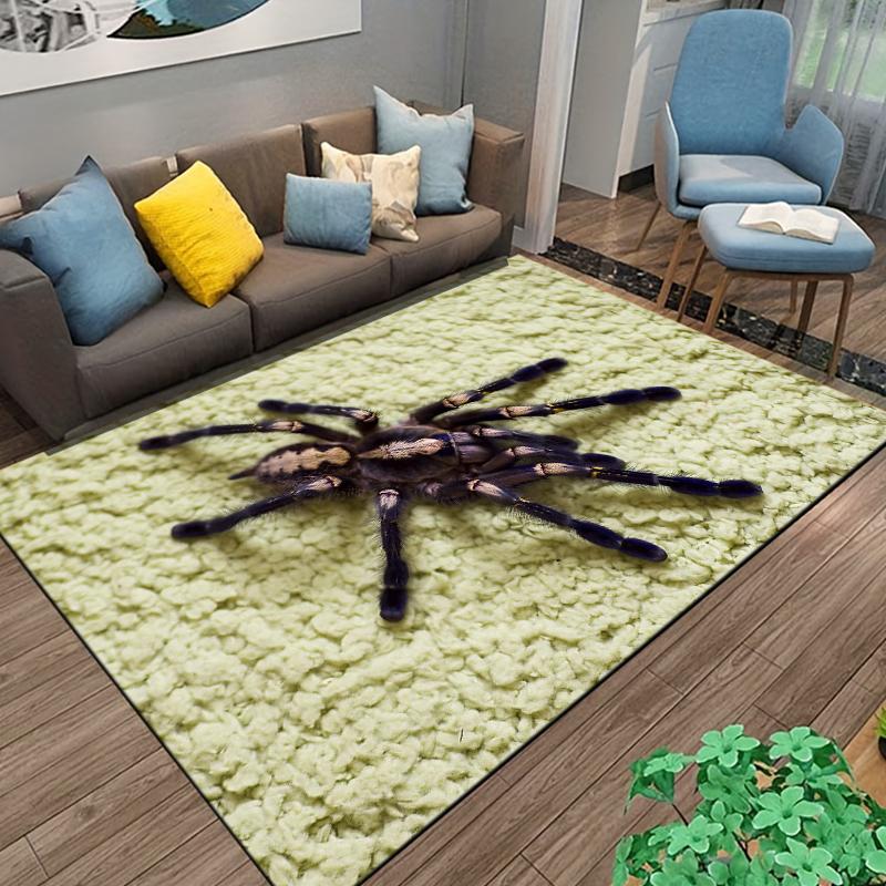 spider Carpet For Living Room Game Rugs Soft Floor Cartoon Rugs Bathroom Rug Mat Yoga Mat Home Decor  decoration chambre