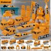 Excavator Mixer Assembly Engineering Vehicle Deformation Transform Robot Toys  Children's Toy