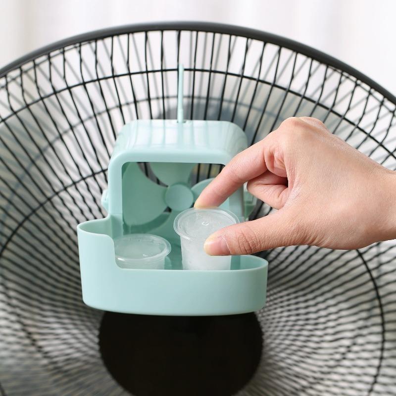 Summer Cooling Home Floor Standing Fan With Ice Bucket Rapid Cooling Desk Fan For Home Office Living Room Cooling Gadget
