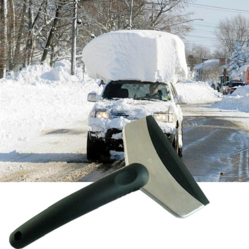 Mini Raschiaghiaccio Portatile, SENZA Foro all'Estremità del Manico, Pala Ghiaccio/Neve, Pulisce Veloce & Pulito, Un Recom
