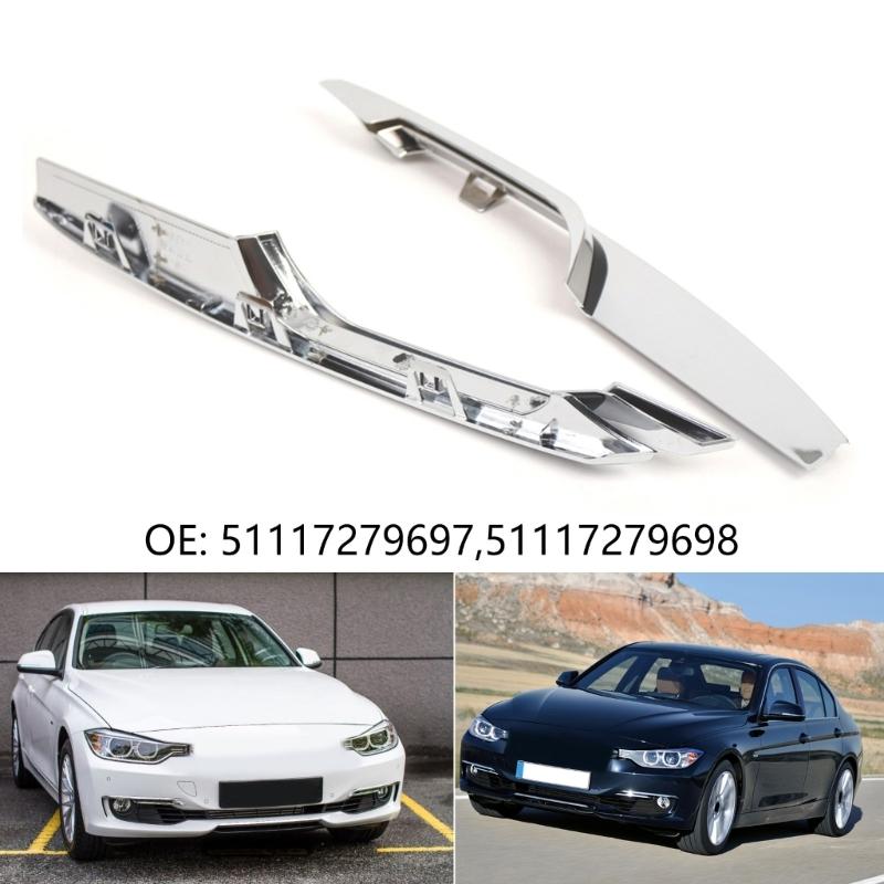 Polished Chrome Lens Protector Luxury Lines Headlight Cover with Chrome Finish Vehicle Accessories for Car 3 Models