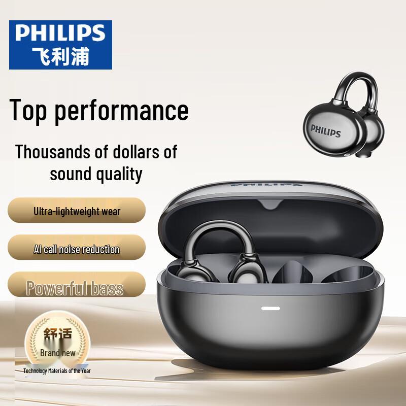 

Philips TAT3469 Wireless Ear-Clip Headphones