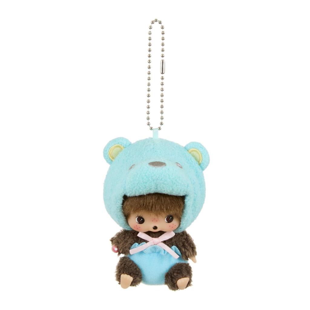Λούτρινο Monchhichi Animal Babychichi SS Big Face Keychain Bear [Sekiguchi]
