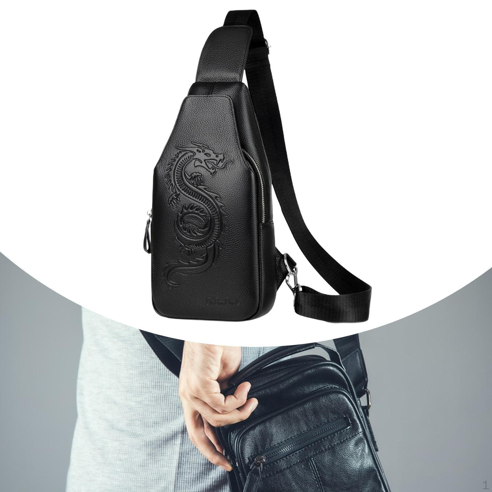 

Кемпинговая сумка через плечо Повседневный рюкзак Универсальный Водонепроницаемый Износостойкий Кросс-боди На одно плечо чёрный