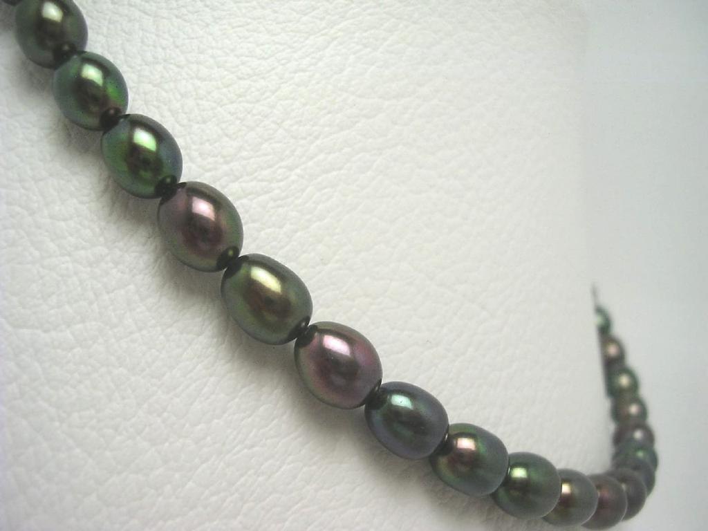 Isowa Pearl (Ise-Shima pearl specialty store) Freshwater pearl necklace 6.5-7.0mm iridescent magnetic clasp 65075