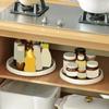 Wielofunkcyjny obrotowy stojak na przyprawy, szafka spiżarniowa, obrotowa taca na kosmetyki, akcesoria kuchenne, organizer, narzędzie