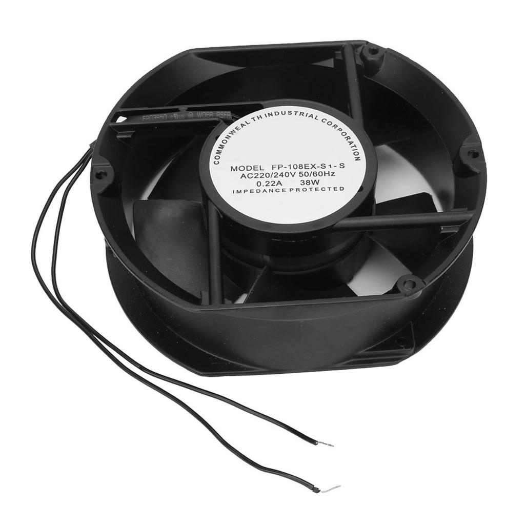 FP108EX S1S AC Axial Fan AC220V 38W Oval Ball Bearing Ventilation Cooling Fan
