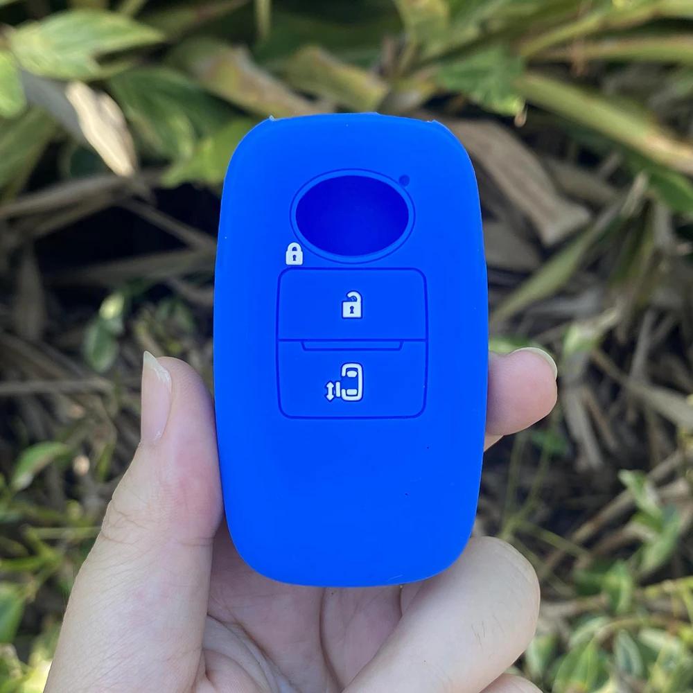 Rubber Car Key Fob Cover Silicone Protector Case Shell for Toyota RAIZE for Daihatsu Rocky 3 Buttons Auto Key Chain Accessories
