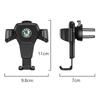 Supporto per Telefono Auto HIAQ2 per Bocchetta d'Aria con Sensore G, Supporto GPS per Smartphone per Skoda Octavia Kodiaq Superb Yeti Kamiq Fabia Karoq Scala Rapid Enyaq