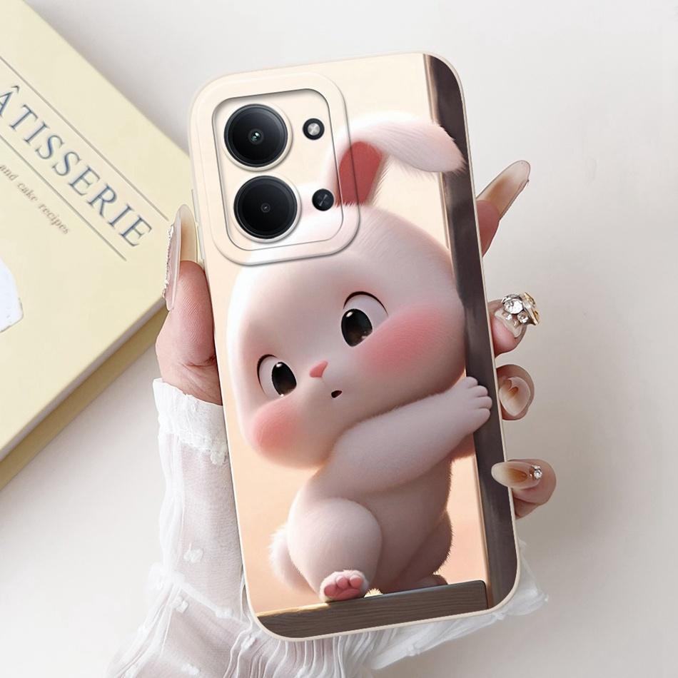 For Xiaomi Poco C85 4G Cute Rabbit Cat Cartoon Phone Case For Poco C85 C 85 4G Shockproof Soft Silicone Cases