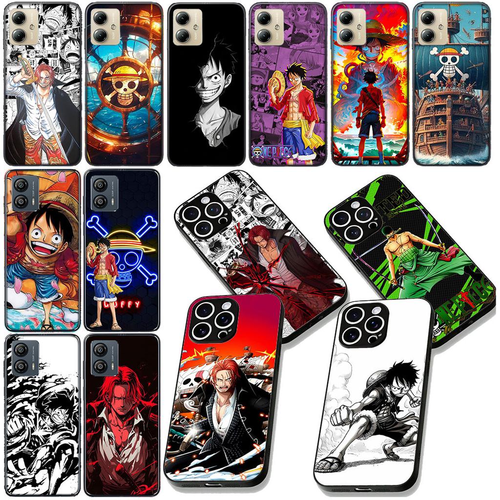 Shanks Luffy ONE PIECES Roronoa Zoro Phone Case for Xiaomi Redmi Note 13 14 ProPlus Pro Plus 14C A4 13C Pro+ Note14 Cover Casing