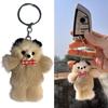 Animal Bear Plush Bear Keychain Plush Bowknot Bear Keyring Bear Keyring   Bag Pendant