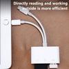 2 In 1 Otg Card Reader Type C Lightning To Sd Tf Memory Card With Usb Charging Port For Macbook Pc Laptop Iphone Cardreader