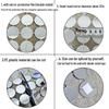 Kinetic Sequin Mirror Curtain: Shiny Round Panel for Weddings and Birthdays Backdrop