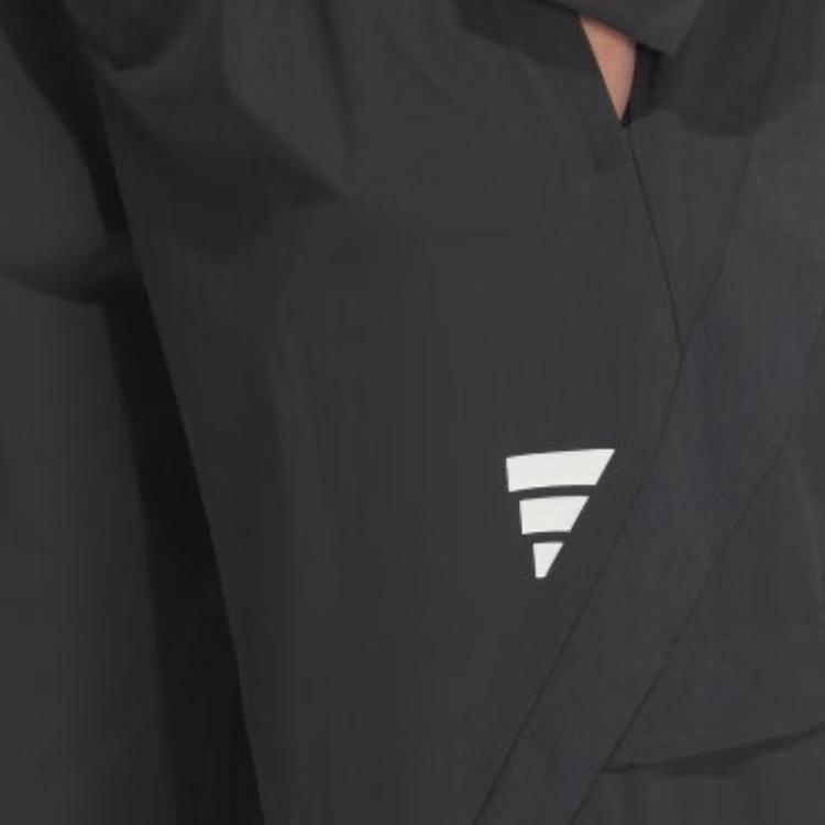 Adidas SS25 Soft Comfortable Skin-Friendly Fashion Casual Pants Men Bottoms Carbon-Black KA2462