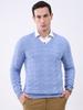 Mens Regular Fit Self Designed Pullover