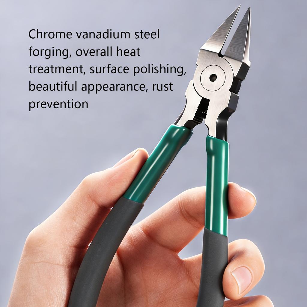 Industrial Wire Cutting Tool with Tapered Tip Design Side Cutter Clippers for Delicate Electrical Installations Pliers Cutter