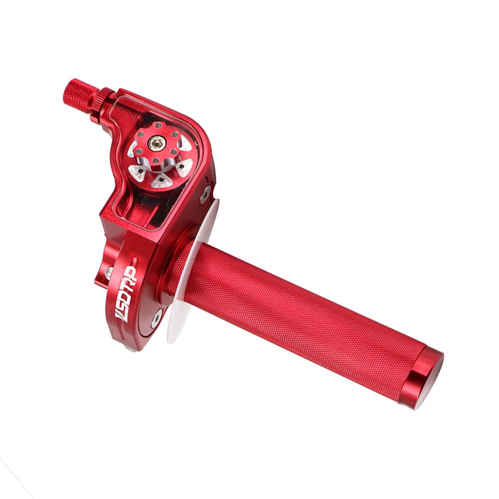 ZSDTRP 22mm Universal CNC Aluminum Accelerator Throttle Twist Grips Handlebars For Motorcycle Moped Scooter Bike M10*1.5