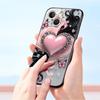 Colored Love Heart Printed Phone Case Cover for iPhone 17 16 15 14 13 12 Pro Max 11 Pro Max 17 AIR Plus Shockproof Soft TPU Bags