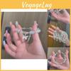 Stylish Womens Bracelet With Alloy Butterfly And Gradient Glass Beads