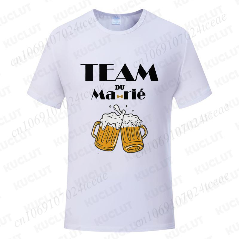French Boyfriend Bachelor Party Tshirt Single Wedding Graphic Oversized Y2k Tops Evg Team Groomsman Tees Future Groom Man Shirt