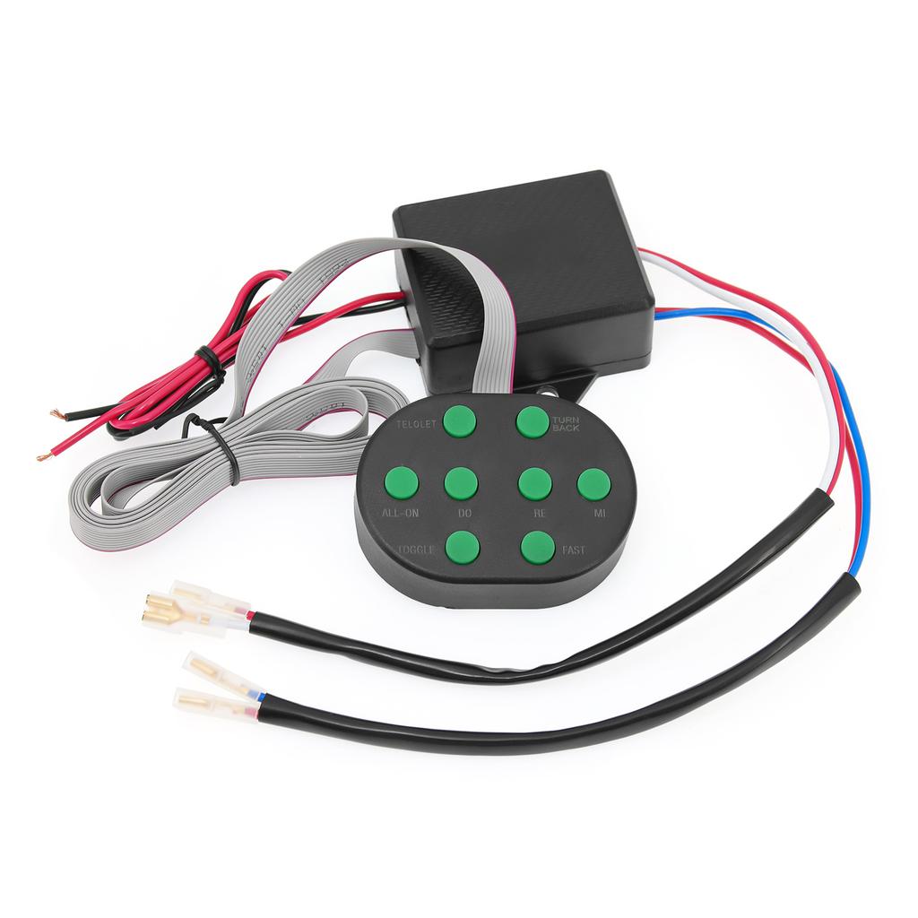 Universelles Wasserdichtes Automobil-Musikhorn Lautsprecher mit Musikalischem Elektronischem Controller 8 Klangregler Monitor Klangsignal