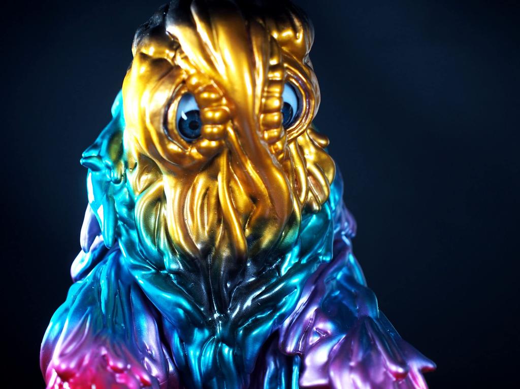 CCP Artistic Monsters Collection Hedorah Adult Psychedelic Color Metallic and Acrylic Figure Ver. PVC, ABS, Pre-painted