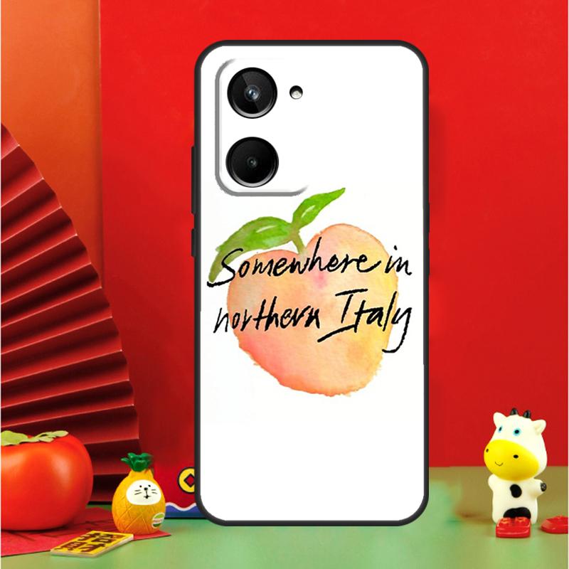 Call Me By Your Name Peach For Realme C35 C53 C55 C67 GT Neo 6 GT5 9 10 11 12 Pro Plus C25S C21Y C30 C31 C33 C51 Case