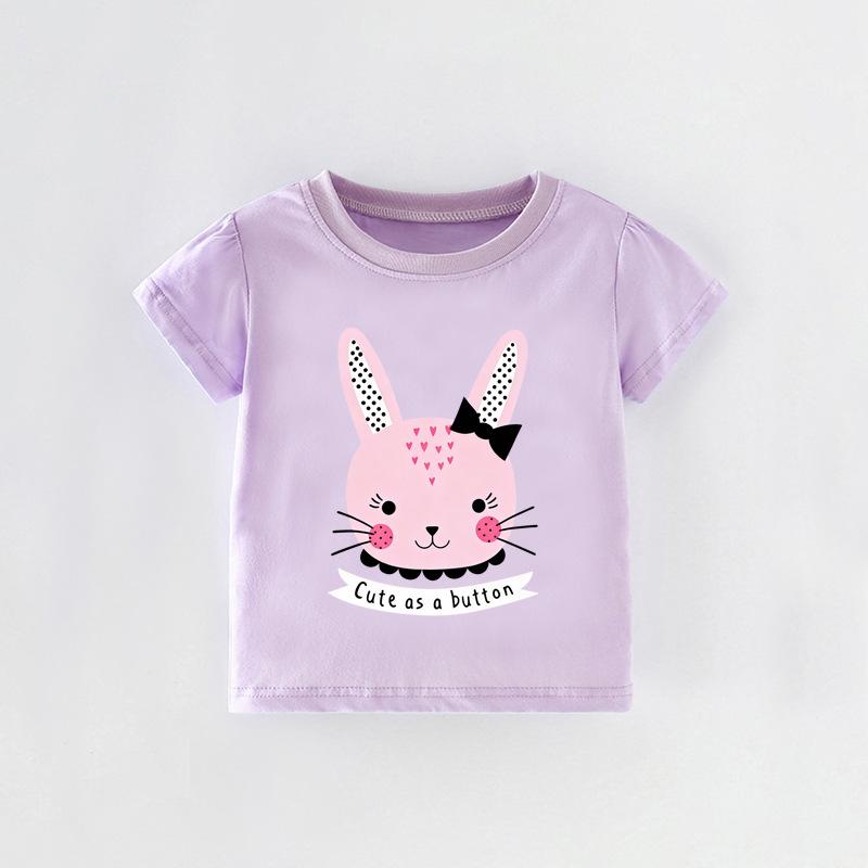 Toddler & Kids' Cartoon Short-Sleeve T-Shirt, Round Neck, Sizes 90-140