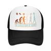 Chapeau de camionneur Custom Evolution Of Money Bitcoin pour adulte Casquette de baseball réglable BTC Crypto Coins pour unisexe Femmes Chapeau de papa d'extérieur