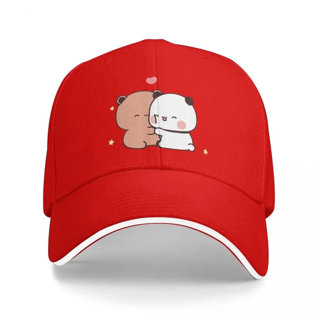 DuDu Bear and BuBu Pandas Love Baseball Cap Golf Hat sun hat  birthday Womens Hats For The Sun Mens