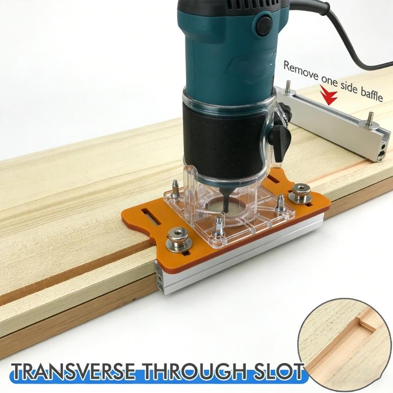 Professional Woodworking Grooving Board With Precise Positioning Systems And Clear Protective Cover For Accurate Cut