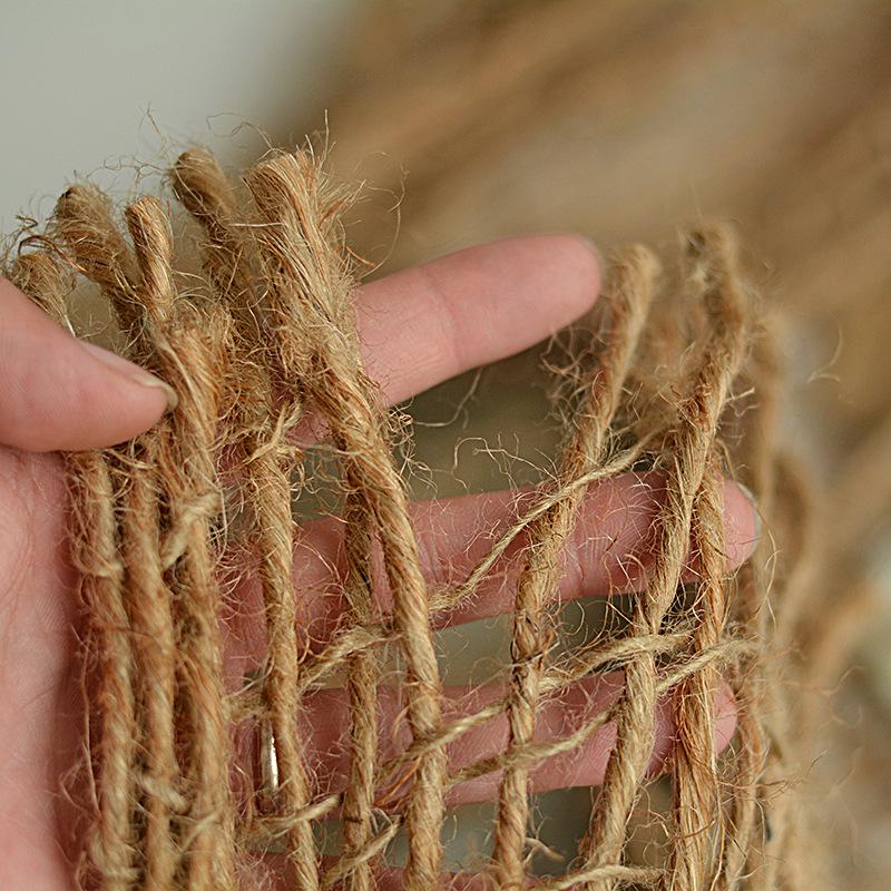 Vintage Woven Burlap Mesh Fabric for Still Life Photography Props