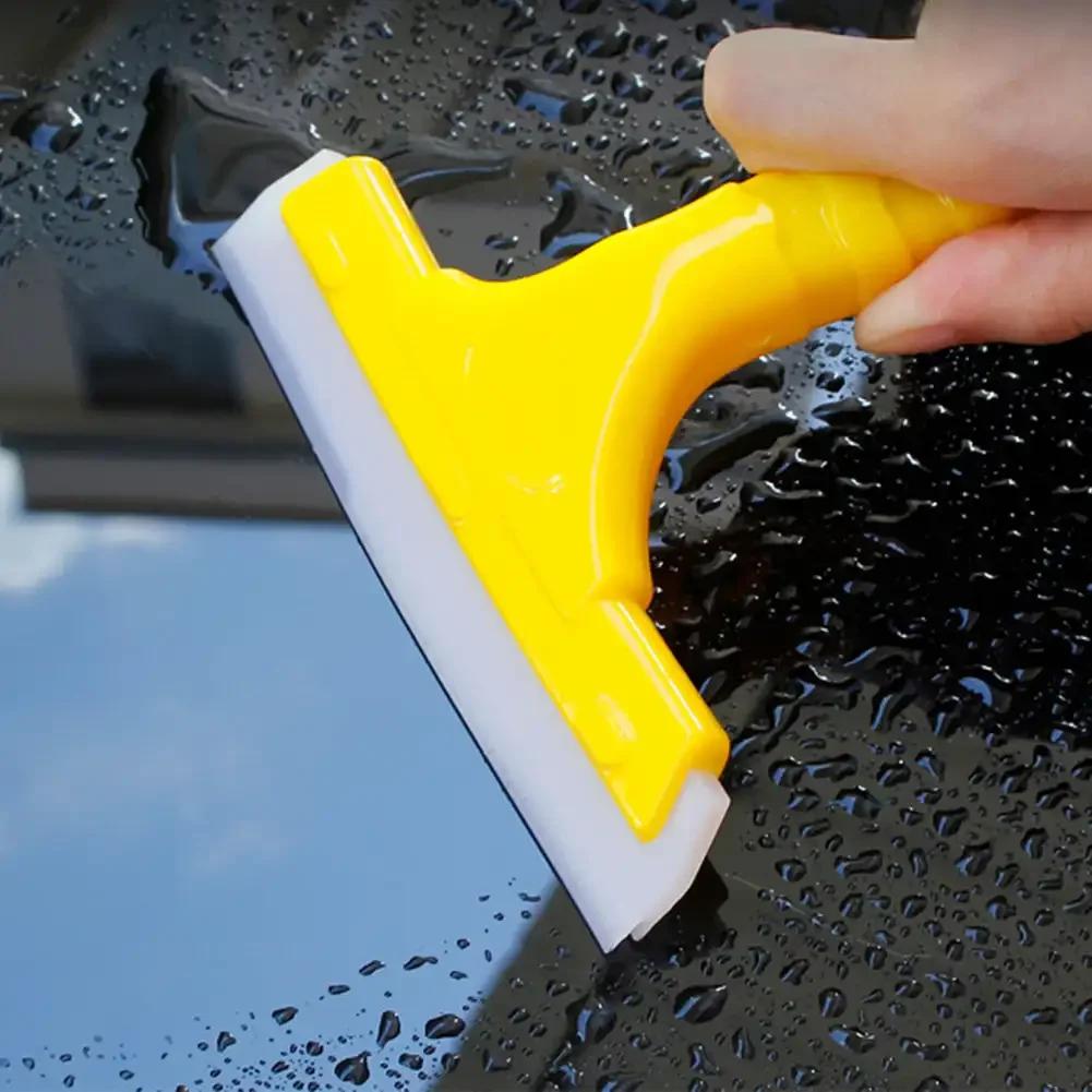 Car Glass Film Multifunctional Scraper Car Windshield Wiper Cleaner Bathroom Glass Washer Silicone Blade Cleaning Accessories
