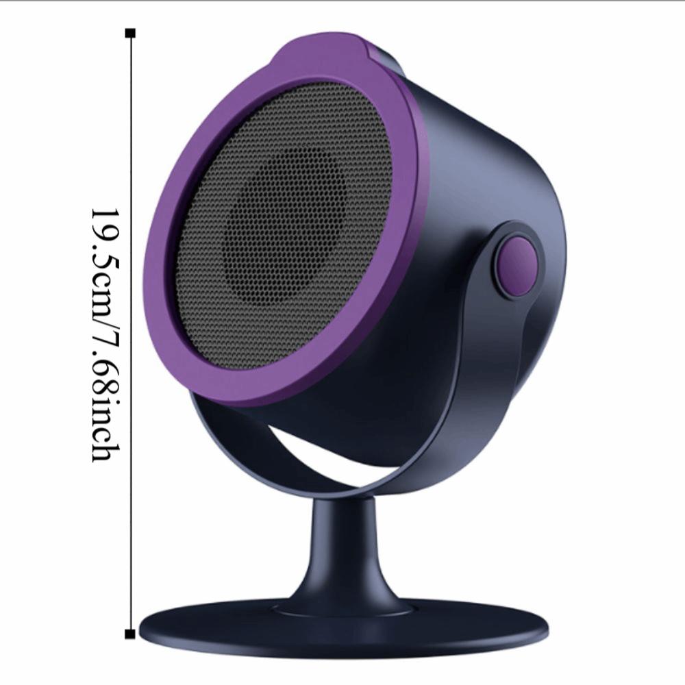 Warm Air Adjustment Portable Desktop Heater Energy Saving Electric Heater  Desktop Use