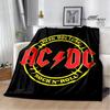Rocková kapela AC/DC retro potištěná deka Flange hřejivá deka piknikové deky cubre cama throw deka podšívka do postele dárek k narozeninám