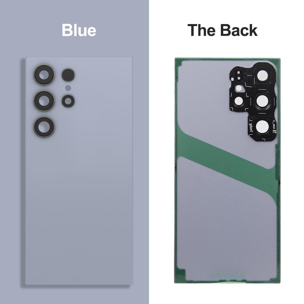 Back Housing Battery Cover For Samsung Galaxy S24 Ultra S928B S928U S928W Back Rear Lid Glass Replacement with Camera Lens