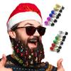 Beard Ornament Christmas Beard Jingle Bell Clip Decoration Plastic Facial Hair Bauble Clips for Holiday