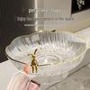 ZISIZ Elegant Gold-Trimmed Fruit Plate